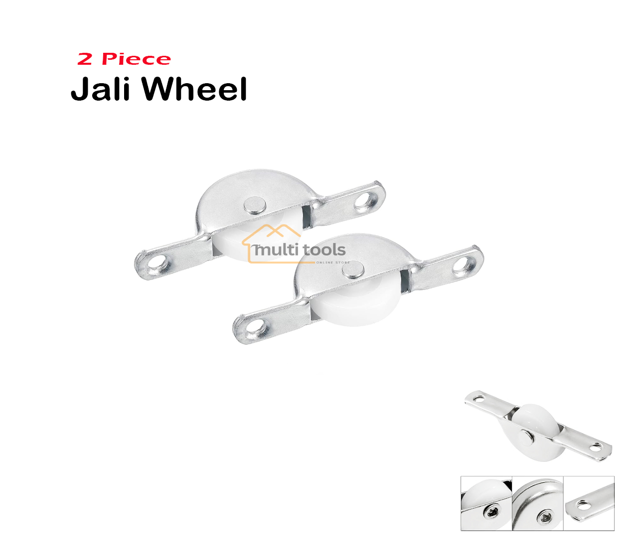 2 Pecs Aluminium Jali Wheel (Ulih)